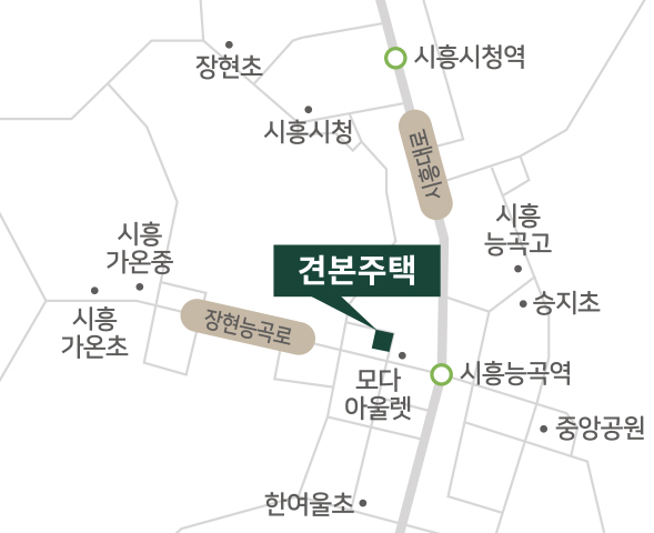 엘리프 시흥 더프라임 견본주택 약도